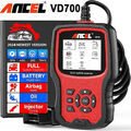2024 Ancel VD700 KFZ Diagnosegerät Auto OBD2 Scanner ABS EPB Fit Für Audi Für VW
