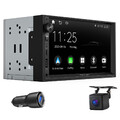 2024 7 Zoll QLED Bildschirm Doppel 2 DIN Autoradio wireless Android Auto CarPlay