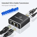 2 Port RJ45 Gigabit Ethernet LAN 1 Auf 2 1000Mbps Ethernet Splitter LAN Switch