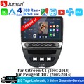 10.1 DAB+ Carplay Android14 Autoradio Für Toyota Aygo Peugeot 107 Citroen C1 GPS
