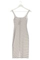 ZARA TRAFALUC Sommerkleid Damen Gr. DE 36 wollweiß-hellgrau Casual-Look