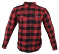 Alpha Speeds Motorradjacke Flanell-Holzfäller Motorrad ARAMID Lumber Biker Hemd