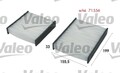 Innenraumfilter VALEO ESSENTIAL 715556 Partikelfilter für PEUGEOT DS 2008 DS3 C3