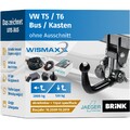 BRINK ANHÄNGERKUPPLUNG vert. abnehmbar für VW T5 T6 09-19 +13pol ES spezi m.Vorb