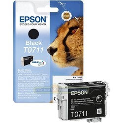 5 Original Epson T0711 Tintenpatronen Stylus DX5050 black schwarz