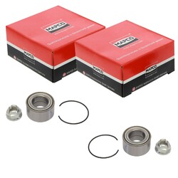 2x MAPCO RADLAGER-SATZ VORNE passend für DACIA SOLENZA RENAULT 11 19 9 CLIO RAPI