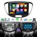 DAB+ Apple CarPlay 2+64G Android 13 Autoradio Für Hyundai i10 2007-2013 Navi KAM