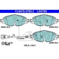 ATE Bremsscheiben + Beläge für VW PASSAT B8 Variant (3G5, CB5) 2.0 TDI 110KW