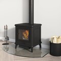 Kaminofen Glasplatte Funkenschutz Kaminplatte Glas Ofen Platte Bodenplatte Kamin