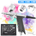 Profi Airbrushpistole komplett set airbrush pistole Double Action Pistolen Satz