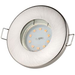 Bad Einbaustrahler IP65 Feuchtraum Dusche Badezimmer LED Leuchtmittel SpotLoch: Ø 55-68mm | Wasserdicht | Deckenstrahler | Glas