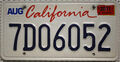 California USA Nummernschild US auto kennzeichen Schild / Kalifornien [7D06052]
