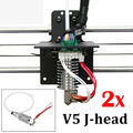 2X V5 J-head Hot End 0.4mm / 1.75mm für Anycubic I3 Mega 3D Drucker Extruder DHL