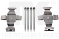 NK (7933643) Zubehörsatz, Scheibenbremsbelag für MERCEDES