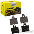 TEXTAR BREMSBELÄGE HINTERACHSE passend für CITROEN XANTIA X1 X2 XM Y3 Y4