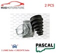 ACHSMANSCHETTE ANTRIEBSWELLE TRANSMISSION END PASCAL G6A009PC 2PCS I NEU