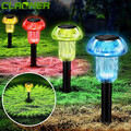 4 Stück LED Solarleuchten Außen Solarlampe Gartenleuchten Solar Rasen Deko Licht