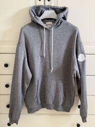 Moncler Kapuzenpullover / Hoodie Grau S Oversized Fit