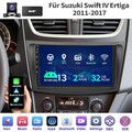 DAB+ Für Suzuki Swift Ertiga 2011-17 2+32G Autoradio Android 13 Carplay KAM NAVI