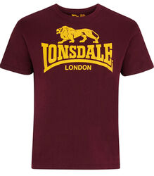 Lonsdale T-Shirt Classic Logo Lion Black Grey Blue Oxblood White Green Hemd