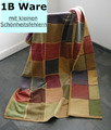 1b Baumwolle Dralon Wohndecke Kuscheldecke 150x200 cm Karo bunt