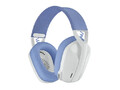 Logitech G435 Kabellose Gaming-Headset Grauweiß und Flieder