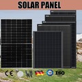 12V Schwarz Solarmodul 100W 200W Watt Solarpanel Solarzelle Photovoltaik