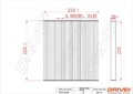 Dr!ve+ Filter, Innenraumluft DP1110.12.0109 passend für NISSAN