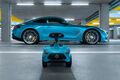 Original Mercedes-Benz- AMG GT Bobby-Benz Bobby Car BIG hyperblau Rutscher NEU