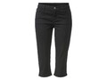 esmara® Damen Jeans Capri, Super Skinny Fit, normale Leibhöhe schwarz, 36 B-Ware