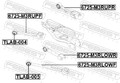 Querlenker Hinterachse unten 6725-M3RLOWR FEBEST für TESLA MODEL 3 MODEL Y