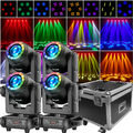 LED 4x150W Beam Moving Head Bühnenlicht 16Prisma 8Gobo DJ Lichhteffekt Halloween