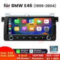 2+32GB 8" Android 13 Autoradio CarPlay GPS Navi Wifi für BMW 3er E46 1999-2004