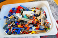 1 KG LEGO Kiloware gemischt, gebraucht, Platten, Steine, Räder, Minifiguren
