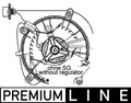 MAHLE Innenraumgebläse PREMIUM LINE AB 65 000P für MERCEDES 177 177mm KLASSE 200