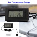 Temperatur 12V LCD Digital Messgerät Innen Außen Sensor Auto Auto Thermometer