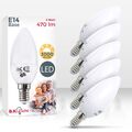 5x LED Leuchtmittel E14 Energiespar-Lampe 5 Watt Glühbirne 470lm Warmweiß Kerze