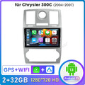 Carplay 9"Android 13 Autoradio GPS Navi WIFI DAB+ FM Für Chrysler 300C 2004-2010