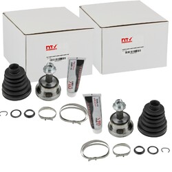 2x NTY ANTRIEBSWELLENGELENK SATZ passend für SKODA FABIA VW FOX POLO |
