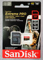 SanDisk Extreme PRO 400GB microSDXC UHS-I Speicherkarte mit SD-Adapter 200 MB/s