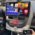 Für Toyota Aygo Citroen C1 Peugeot 107 10" Autoradio 4+64G Android13 GPS Nav Kam