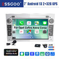 DAB+ Android 13 Autoradio Carplay Für Opel Zafira B Astra H Corsa C/D GPS BT KAM