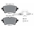 Bremsbelagsatz, Scheibenbremse TEXTAR 2626501 für Audi Q5 A6
