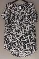 Selected Femme Kurzarmbluse Regular Bluse für Damen Gr. 38, M grau aus Viskose
