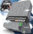 Heimfleiss Luftmatratze 203x152 cm Selbstaufblasendes Premium Luftbett 2 Persone