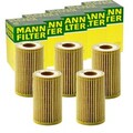 5x MANN-FILTER HU 611 x ÖLFILTER MIT DICHTUNG FILTEREINSATZ 5-STÜCK!