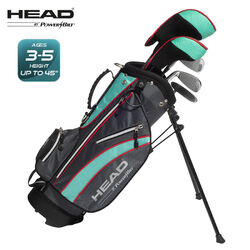 Head by Powerbilt Juniors komplettes Golfset UVP £310 - Alter 3-5/6-8/9 - 12