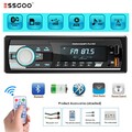 Autoradio RDS Bluetooth BT Freisprech 1 DIN MP3-Player USB CD SD 7Farben Aux AM