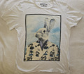 T-Shirt, kurzarm, weiß, Großprint, Jack & Jones, Gr. M, tierisch