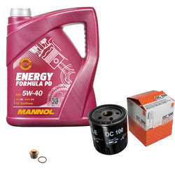 MAHLE Ölfilter 5 L MANNOL Energy Formula PD 5W-40 für VW Transporter IV